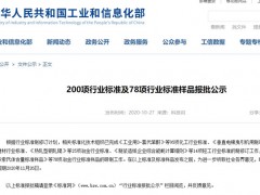 200項(xiàng)行業(yè)標(biāo)準(zhǔn)及78項(xiàng)行業(yè)標(biāo)準(zhǔn)樣品公示中，涉及分析檢測(cè)儀器