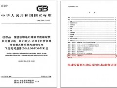 基于MALDI-TOF質(zhì)譜分析技術(shù)的GB/T 42699.2-2023將于2024-03-01實(shí)施